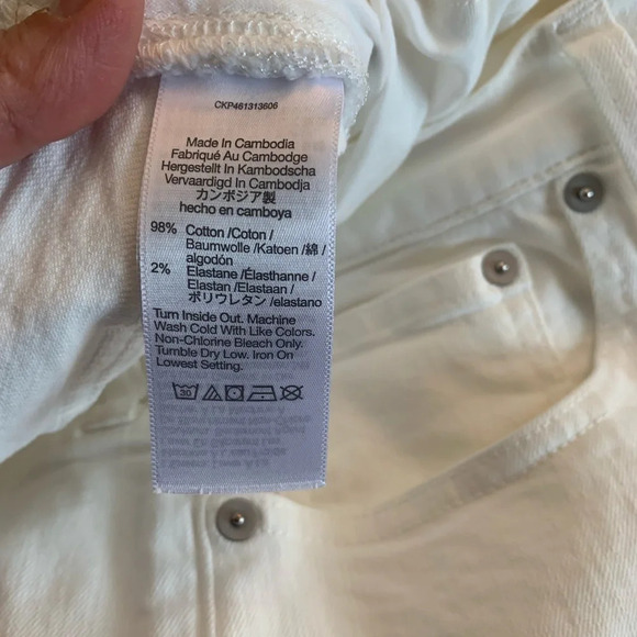 Madewell The High-Rise Perfect  Vintage
Jean in Tile White. Size 32 - Picture 8 of 11